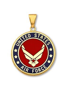 14K Gold US Air Force Pendant | Fine Jewelry By Tehrani Jewelry
